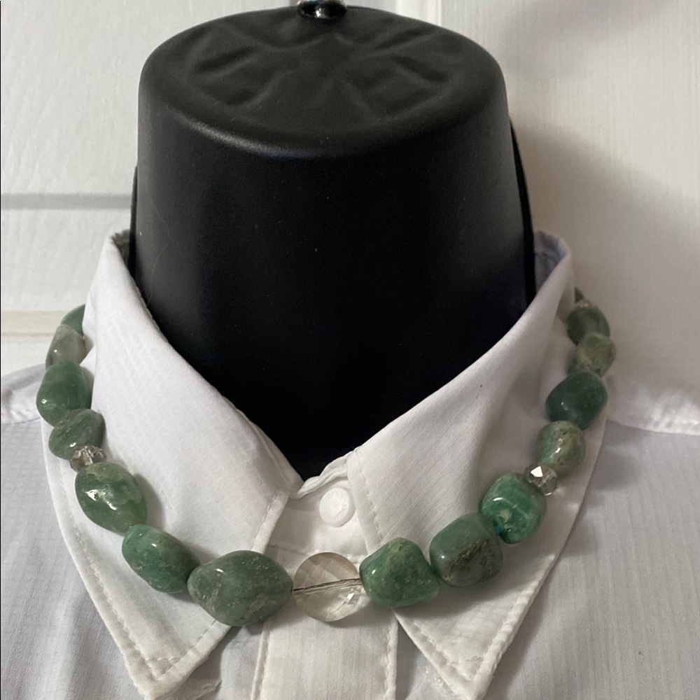 Green Beaded Necklace
